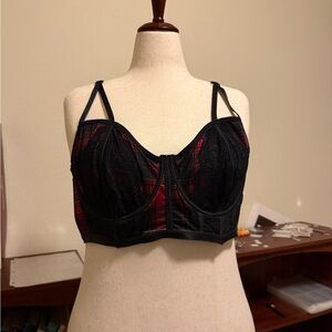 Torrid Plaid Lace Women's Bralette